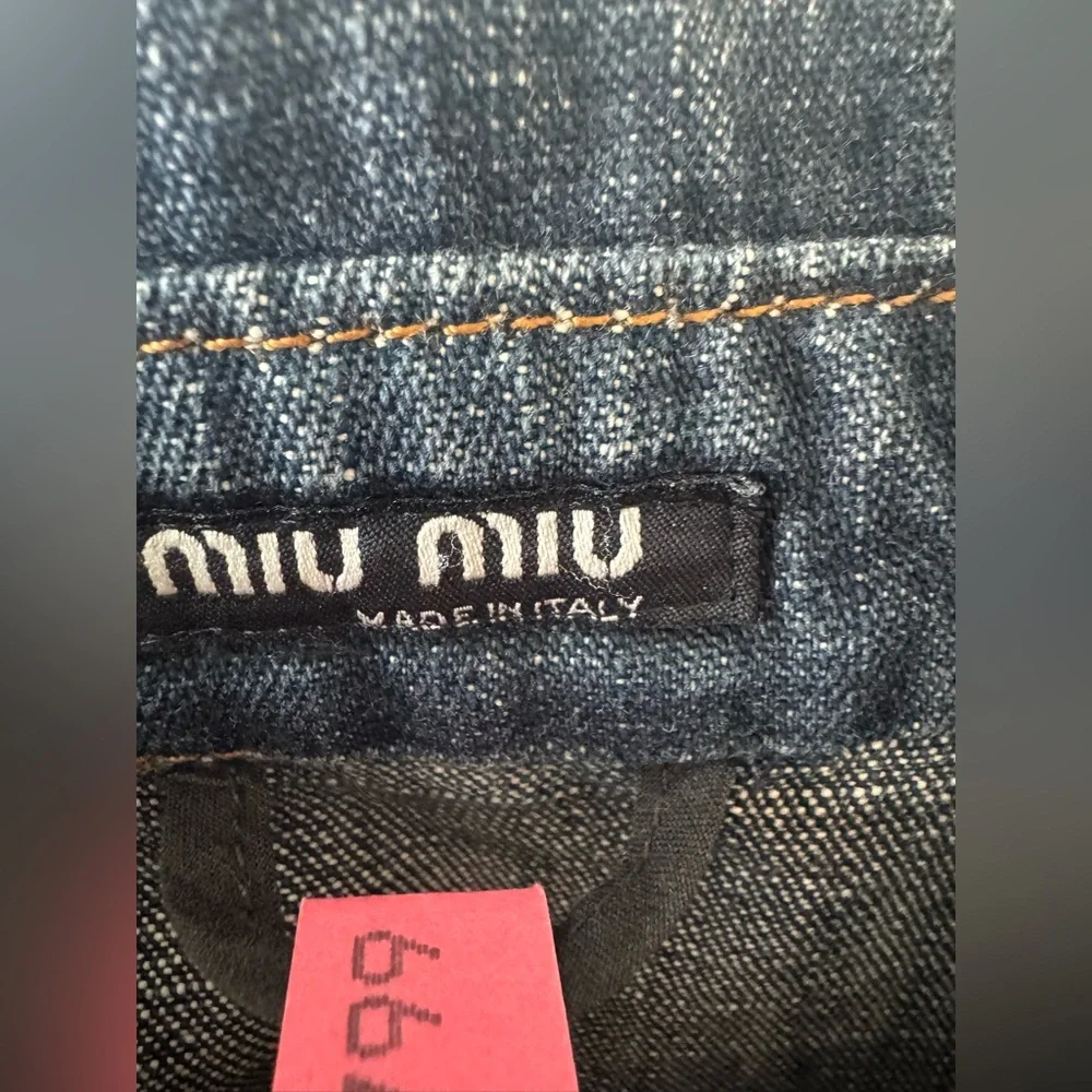 Miu Miu Blue Denim Jacket Size XL - Picture 7 of 12